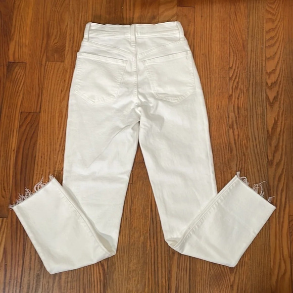 Madewell The Perfect Vintage Jean Tile White size 23 NWT - Picture 4 of 9